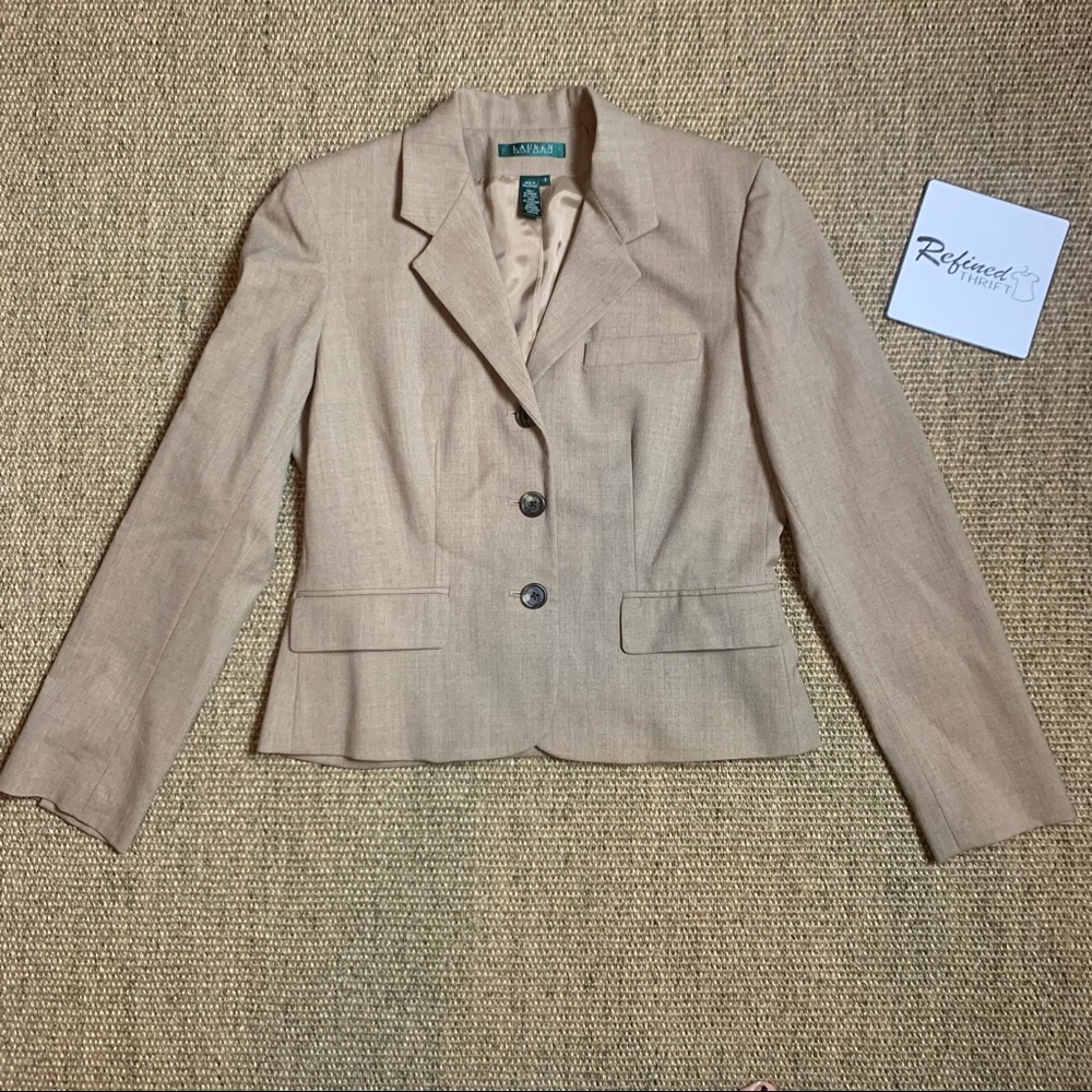 Lauren by Ralph Lauren Wool Blazer